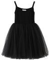 Jnklwpjs Baby Girls Tutu Dress Sleeveless Infant Toddler Princess Party Tulle Sundress Black 92Cm