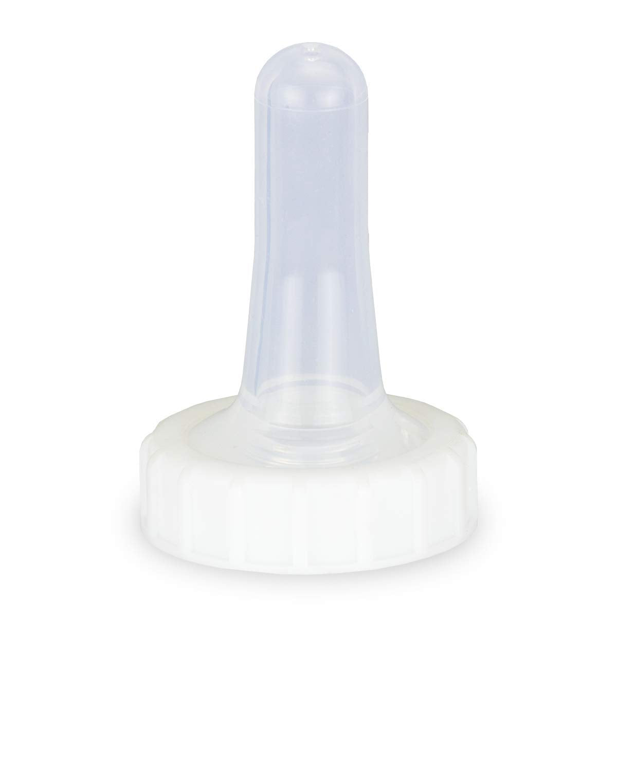 Bess Calf 2Qt Nursing Feeding Bottle: Leak-Free, Non-Collapsing, With Clear Screw-On Nipple