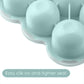 Samuelworld Baby Breast Milk And Food Storage Container, 12 Portions X 2.5Oz, Stackable Food Grade Silicone Tray With Clip-On Ha