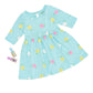 Pantaloons Baby Girls Blue Dress Regular Fit,Island Paradise,912 M