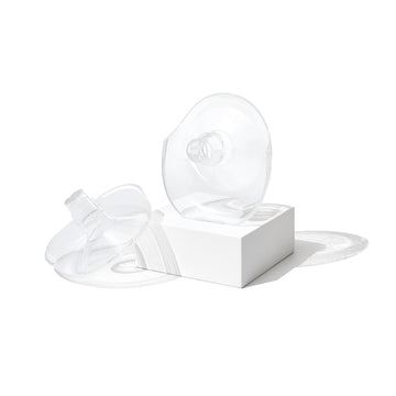 Willow Go Breast Pump Flanges, 2-Count - 24Mm - Breast Shields For Willow Go Wearable Double Electric Breast Pump