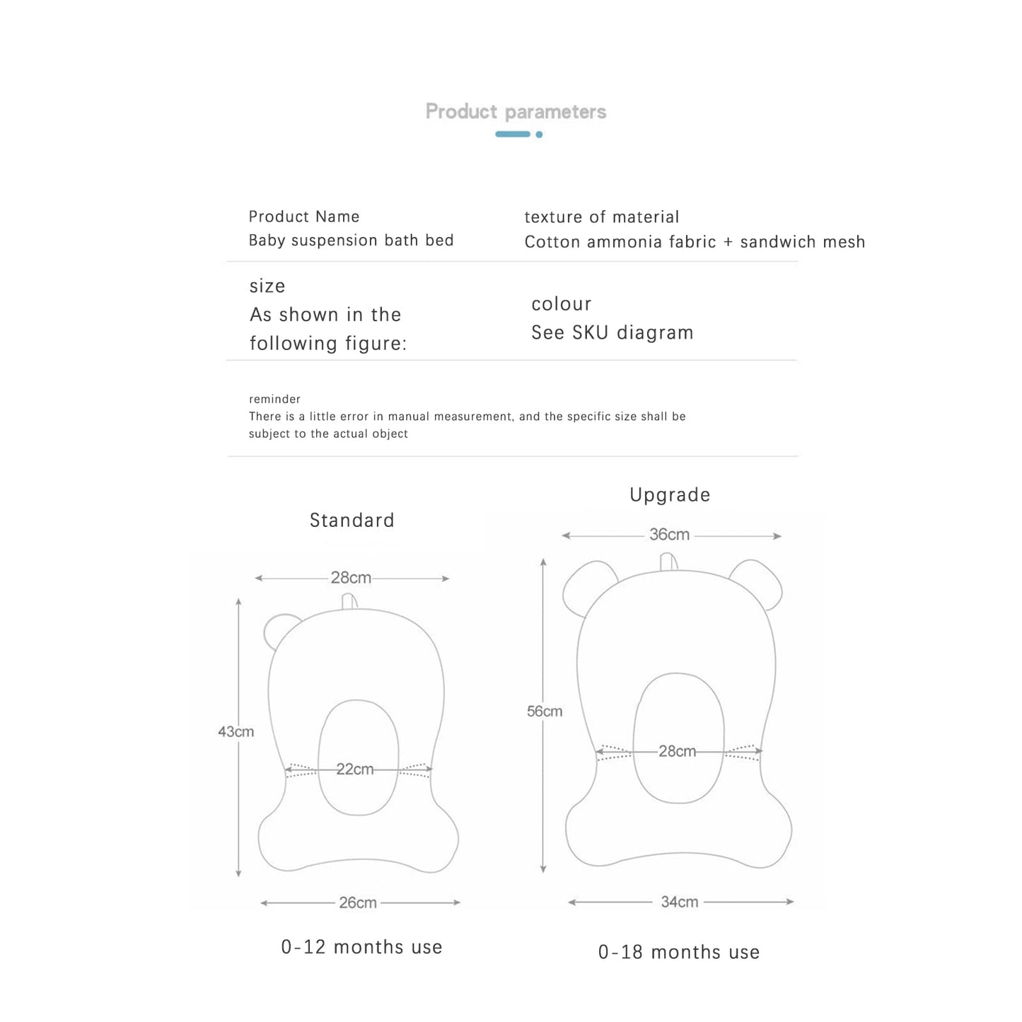 Baby Bath Cushion Pad Newborn Bathtub Mat Infant Bath Supporter Net Baby Bathtub Pillow Non-Slip Floating Bathing Tub Seat (Pink