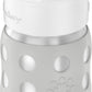 Lifefactory 8-Ounce Stainless-Steel Vacuum-Insulated Wide-Neck Baby Bottle With Straw Cap, Stone Gray (Ls2241Wcg4)
