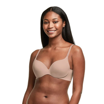 Maidenform Womens Comfort Devotion Dreamwire Dm0070 Full Coverage Bra, Evening Blush, 34C Us