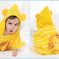 Tonwhar Kids Bath/Pool/Beach Hooded Poncho Towel-Cartoon Animal Pattern Cotton Beach Towel For Baby And Kids (Lion, 1-4 Years/He
