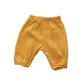 3 Pack Cotton Linen Harem Bloomers Pants For Baby Toddler, Yellow Green Blue, 2T