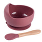 BuyLift Silicone Baby Feeding Bowl & Spoon Set  BPAFree Infant & Toddler Feeding Set with Strong Suction Base | Soft FoodGrad
