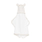 Little Giraffe Luxe Baby Towel With Ears, 24' X 41', Cream