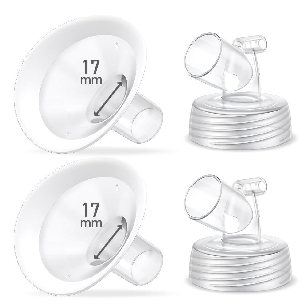 2 Packs 17Mm Flange Set, Updated Soft Rim Shield And Wide Mouth Base C – Cutebab WBCBBB0D9K4D5Y9