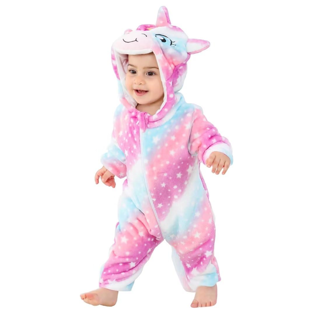 Baby Unicorn Costumes Unisex Toddler Outfit Halloween Dress Up Romper 2-6 Months