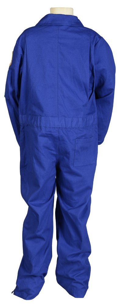 Aeromax Jr. Nasa Flight Suit, Blue, With Embroidered Cap And Official Looking Patches, Size 8/10.