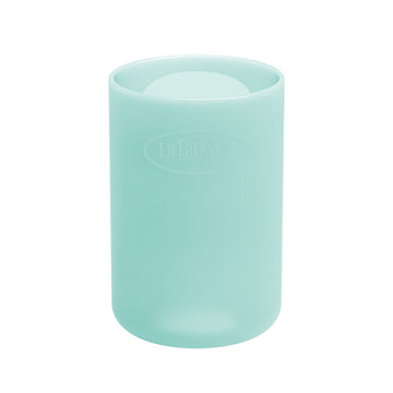 Dr. Brown'S Natural Flow Options+ Glass Baby Bottle Sleeves,100% Silicone,4 Oz,Narrow,Mint
