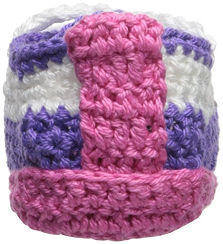 Jefferies Socks Unisex Baby Hand Crochet Bootie, Purple, Newborn
