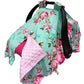 Rosy Kids Infant Carseat Canopy Cover 1Pc Wind Proof Baby Car Seat Cover, Sunshade Cover, Boys And Girls, Fits Any Baby Car Seat