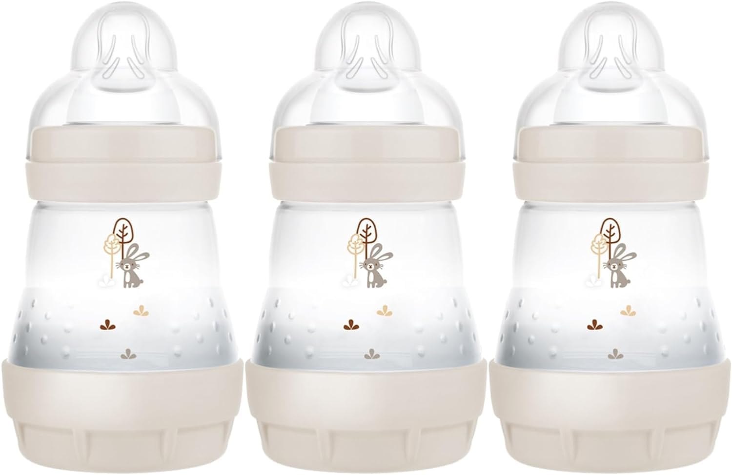 MAM 160 ml Anti Colic Bottle (3-Pack) (Gold)