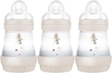 MAM 160 ml Anti Colic Bottle (3-Pack) (Gold)