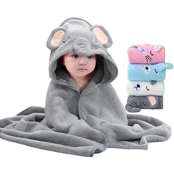 Fimalia Hood Towel Baby Multi Pack Of 2 | Soft Infant Bath Towel With Hood, Absorbent, Gentle On Skin, Cozy Wrap