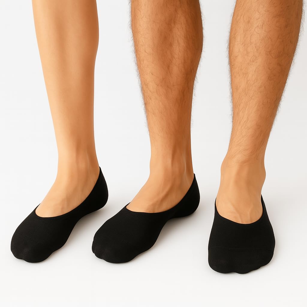 Royal Mart Cotton Socks For Daily And Office Wear, Running, Gym (Reduces Sweat & Odour) Men & Women Solid Peds/Footie/NoShow (B