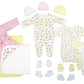 Newborn Baby Girls 15 Pc Layette Baby Shower Gift Set