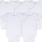 Burts Bees Baby Unisex Baby Bodysuits, 5-Pack Short & Long Sleeve One-Pieces, 100% Organic Cotton