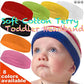 Couver Baby Infant Red Terry Solid Color Headband/Terry Cloth Head Band - 4Pieces