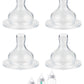 Silicone Nipple for Philips Avent Anti-Colic Baby Bottles, Flow 4, 6m+, Extra Fast Flow, 4 Count