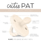 Ryan & Rose Cutie Pat Pacifier Teether (Slant, Ivory)
