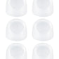 6 Pack Baby Bottle Cap Compatible With Pigeon Bottle, Soft & Safe Bottle Lid