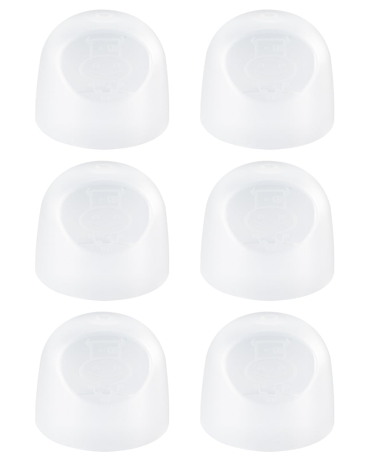 6 Pack Baby Bottle Cap Compatible With Pigeon Bottle, Soft & Safe Bottle Lid