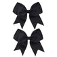 BOENBE LOVED Girls Hair Bows Ponytail Holder Elastic Hair Ties, Large Cheer Hair Bows Ponytail Holder Elastic Band Handmade for 