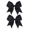 BOENBE LOVED Girls Hair Bows Ponytail Holder Elastic Hair Ties, Large Cheer Hair Bows Ponytail Holder Elastic Band Handmade for 