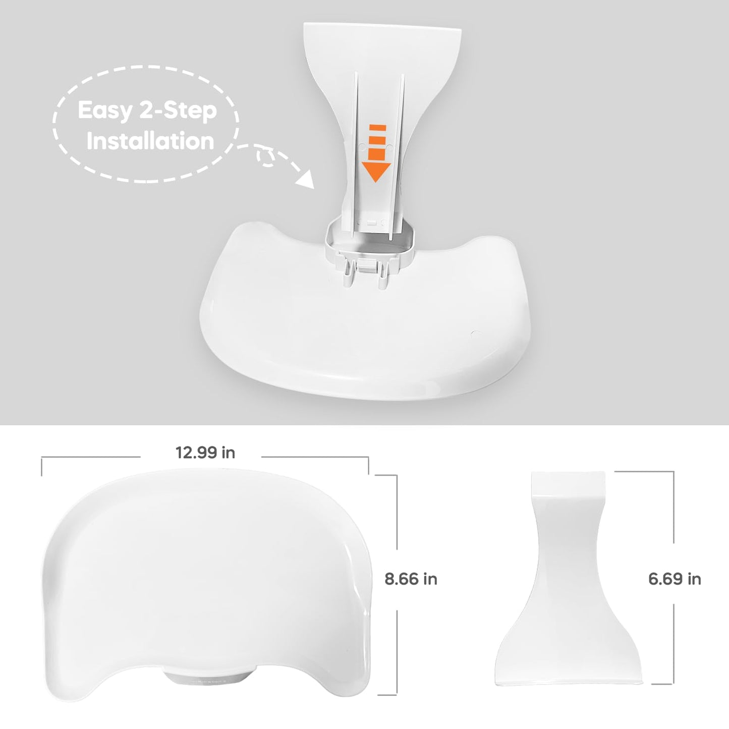 Seat Tray Accessory Compatible With Bumbo Floor Seat, Tray Surface For Feeding And Play, Easy To Clean And Install, For Baby Boy