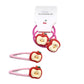 Apple Bow Clips Baby Girls Fruit Hair Bows Apple Hair Clips Baby Fruit Ribbon Bow BBG88 (Set-F)