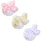 chiduerm 3 Pcs Baby Girls Headband Bows, Soft Nylon Hairbands Cute Big Bow Super Elastic Headband For Baby Girls Newborn Infant 