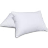 Precoco Toddler Pillowcase Set - 2 White Cotton 14X19 Inch Pillow Covers With Zipper Design For Secure Fit And Comfortable Sleep