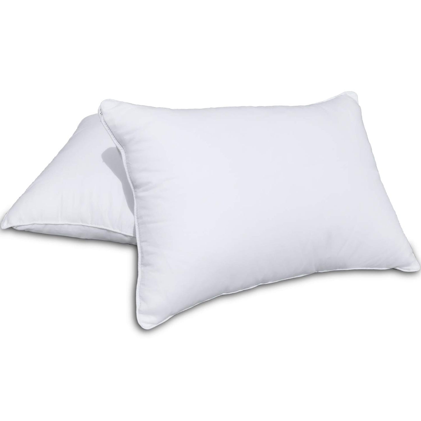 Precoco Toddler Pillowcase Set - 2 White Cotton 14X19 Inch Pillow Covers With Zipper Design For Secure Fit And Comfortable Sleep