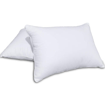 Precoco Toddler Pillowcase Set - 2 White Cotton 14X19 Inch Pillow Covers With Zipper Design For Secure Fit And Comfortable Sleep