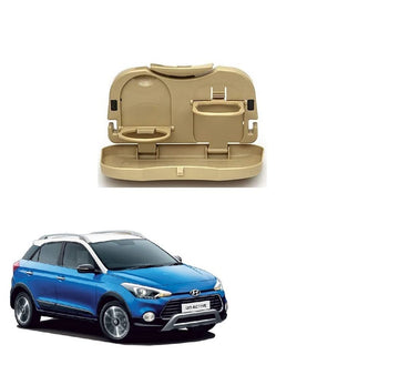 Stylish Foldable Compact Car Back Seat Tray for Food/Drinks/Cup/Bottle Holder Universal Pack of 1 Suitable for Hyundai i20 Activ