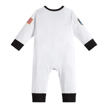 Lensous Paddy Field Baby Boys Girls Astronaut Suit Space Explorer Jumpsuit Cosplay Costume Halloween (0-3 Months)