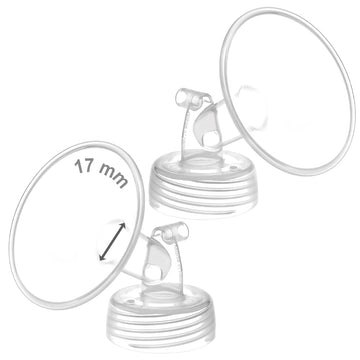 Maymom Wide Neck Pump Part Compatible Wtih Spectra S1/S2 Pumps; Incl Wide Mouth Flange; Not Original Spectra Flange; Replaces Sp