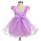 Dressy Daisy Princess Tulle Dress Fancy Party Costume With Crown And Accessories Halloween Birthday Outfit For Little Kids Girls
