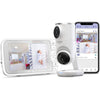 Hubble Connected Dual Vision Smart Hd Baby Monitor With 2 Cameras, Wifi Baby Monitor With App And Screen, Remote Pan Tilt Zoom,