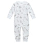 Owlivia Organic Cotton Baby Boy Girl Zip Up Sleep N Play, Footless, Long Sleeve(3-6 Months, Leaf)
