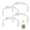 Giftophilia Baby Bottle Handles Compatible For Pigeon Wide Neck Bottles(5.4/8.1Oz), Feeding Bottles Holder Accessories, Pack Of