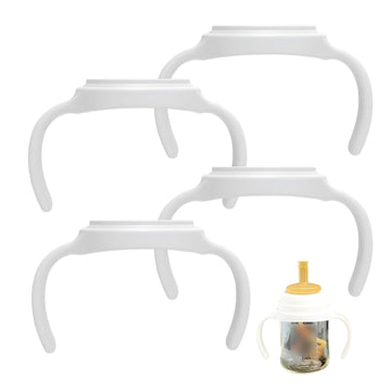 Giftophilia Baby Bottle Handles Compatible For Pigeon Wide Neck Bottles(5.4/8.1Oz), Feeding Bottles Holder Accessories, Pack Of