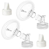 Pumpmom 24Mm Flanges Compatible With Spectra S2 Spectra S1 9 Plus Synergy Gold Breastpumps Accessories, Replacement Breast Shiel