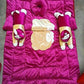 HomeStoreYEP Velvet Touch 5Pcs New Born Baby Bedding Set for Baby 018Months, Design  Rabbit, Color  PinkDark