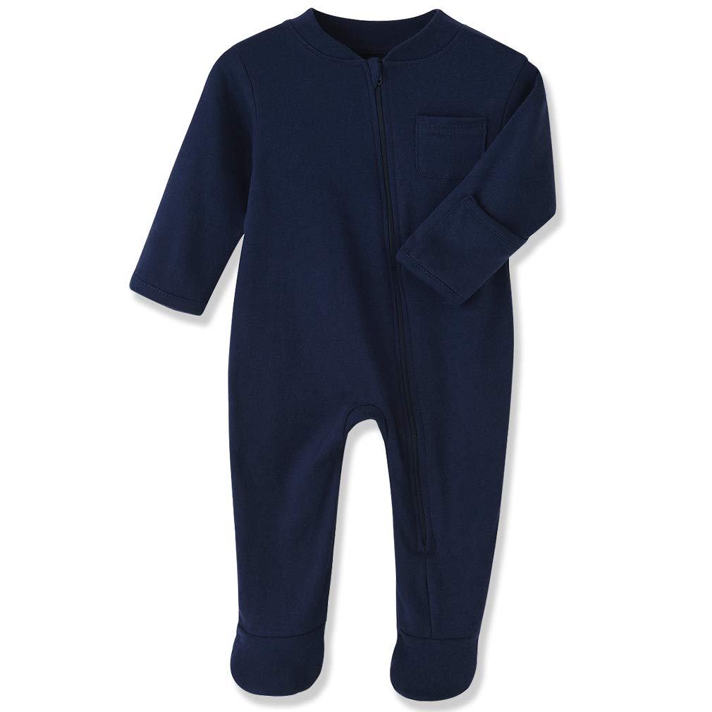 Eleven'S Kingdom Baby Boys Sleep And Play 3-6 Months Navy Blue Baby Boy Cotton F WBBAPB08L1ZH41J