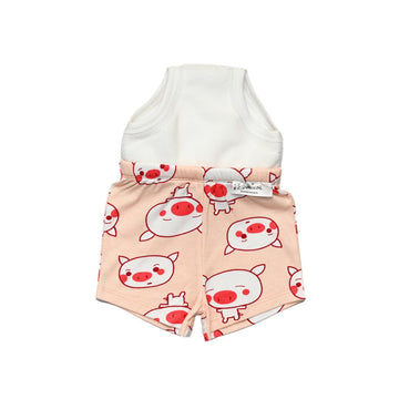 Snugkins Potty Training Shorts For Toddlers, Boys And Girls | 100% Cotton. (Size 4, Fits 45 Years)  Pack Of 1 Piggy Wiggy
