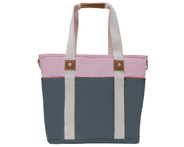 Vilah Bloom Harbor Side Tote Diaper Bag, Pink Elephant